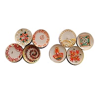 Decorated Diyas (Pack of 4)